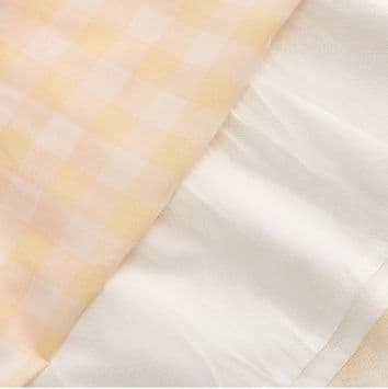 ギンガム チェック 爽やか格子柄ミディスカート