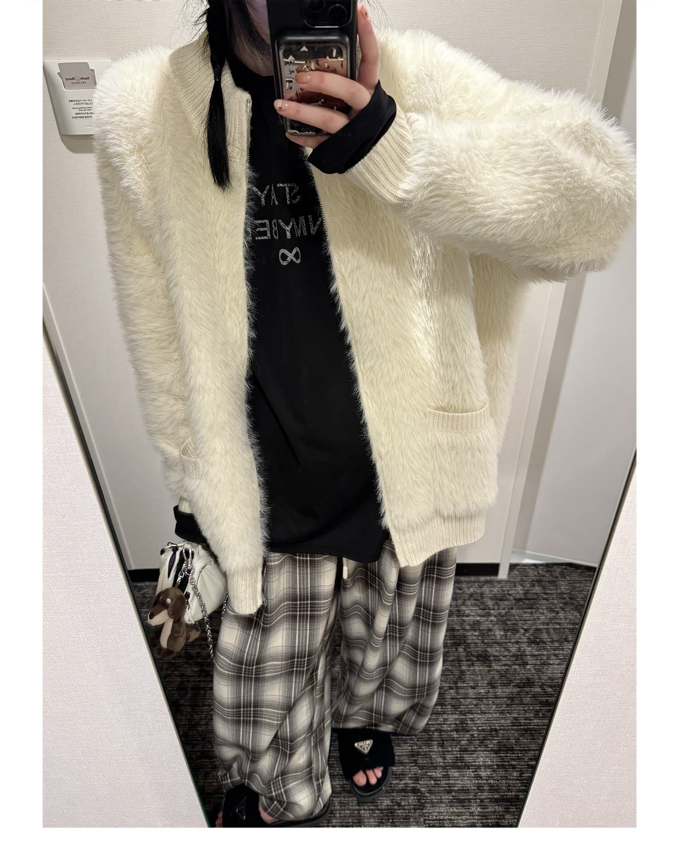 ギンガム チェック 大人の余裕ギンガム ワイドパンツ