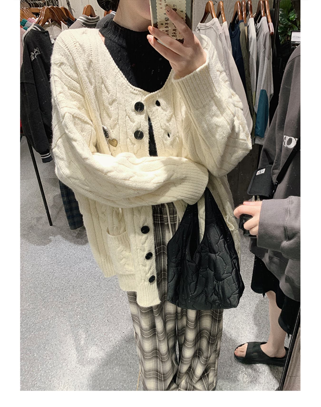 ギンガム チェック 大人の余裕ギンガム ワイドパンツ